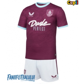 Burnley Echipament de Fotbal Replică 2025-26 Copii Acasa (+ Șorturi)